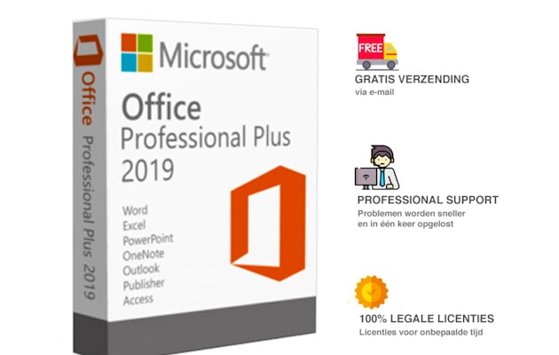 Microsoft Office 2019 levenslange licentie met trainingen van Interplein!